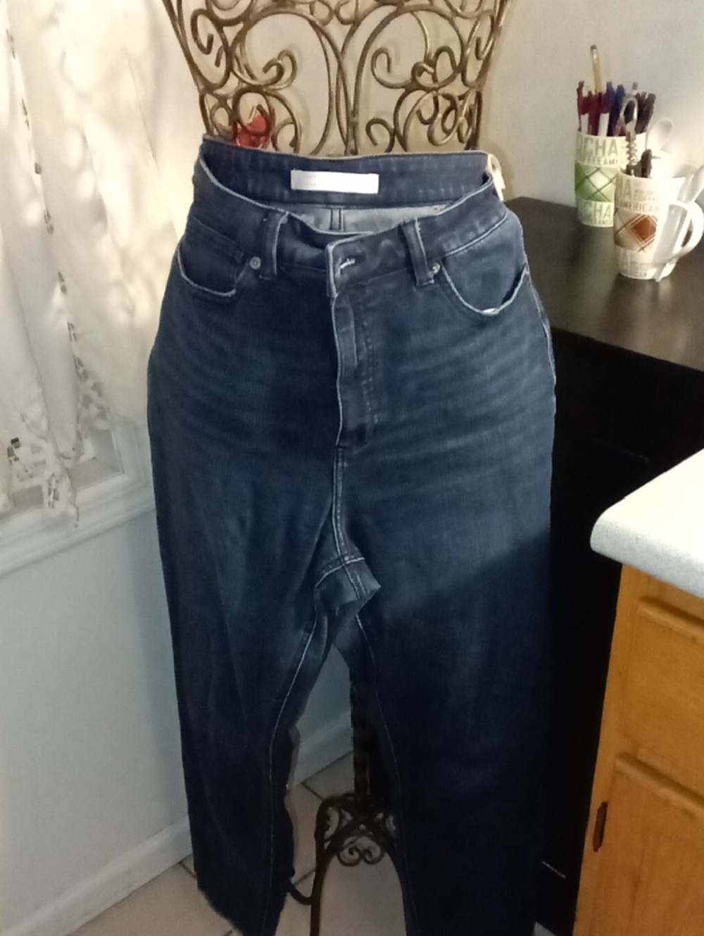 LC Lauren Conrad Dark Indigo High-Rise Jeans